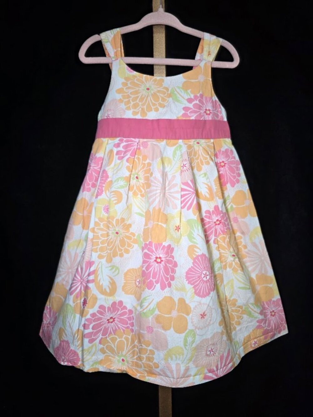 Janie and Jack Sleeveless Floral Summer Dress 3T